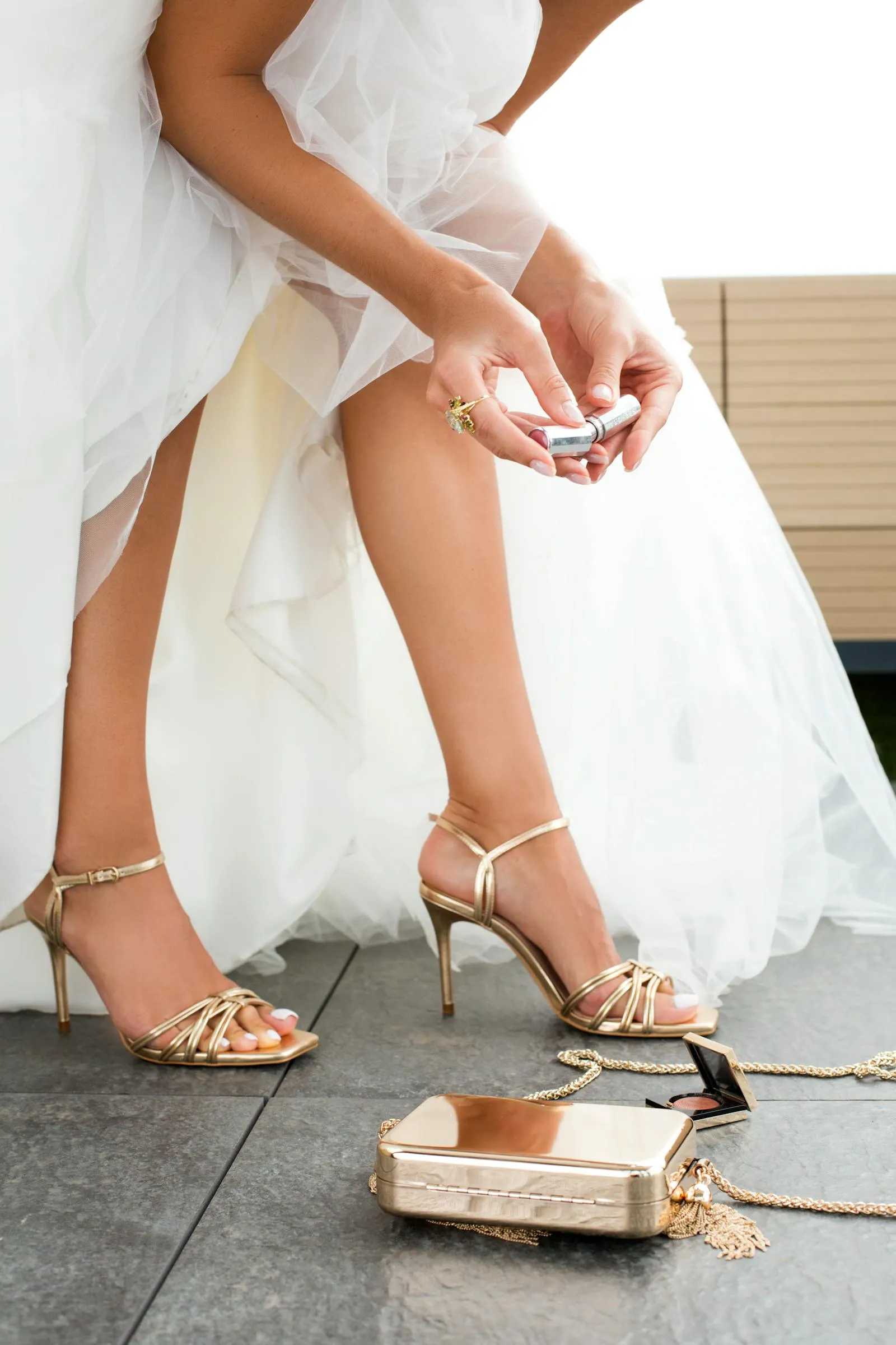 Bridal beauty preparation for a Bali wedding